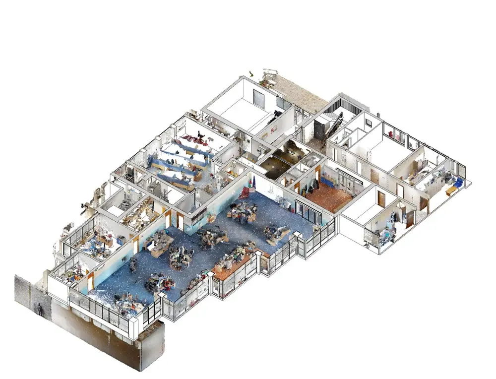 3D лазерно сканиране и BIM модел