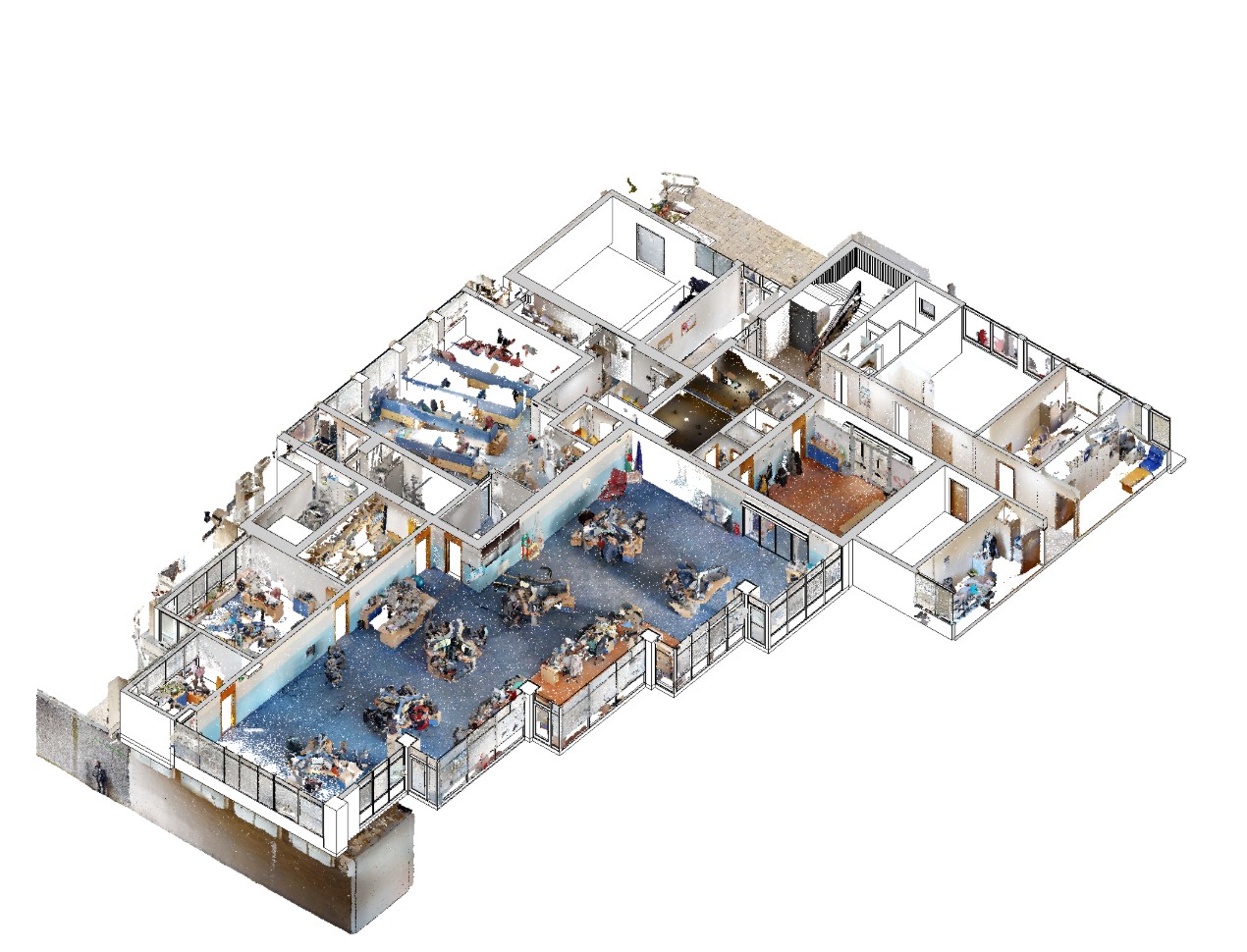 3D лазерно сканиране и BIM модел