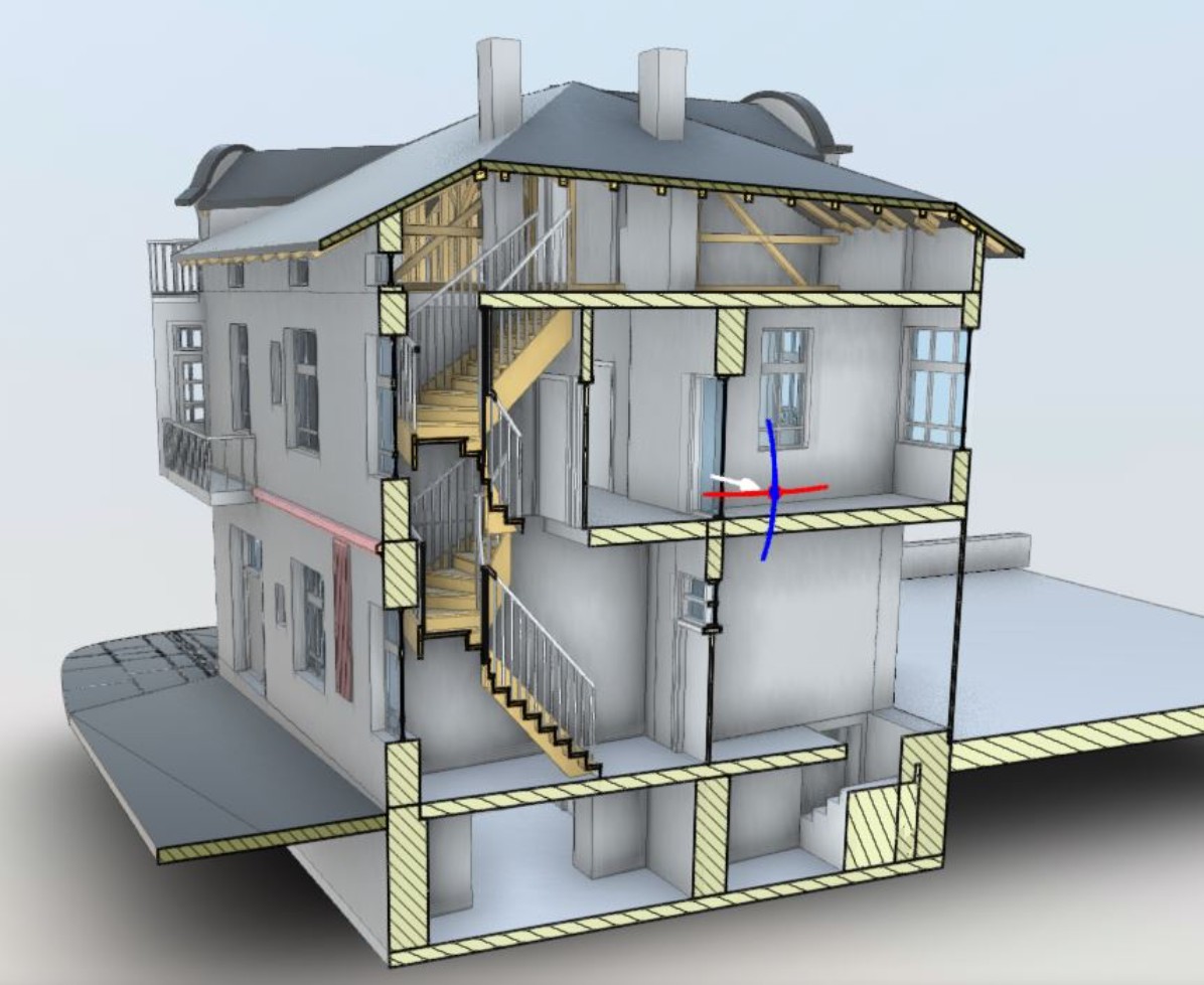 3D BIM модел